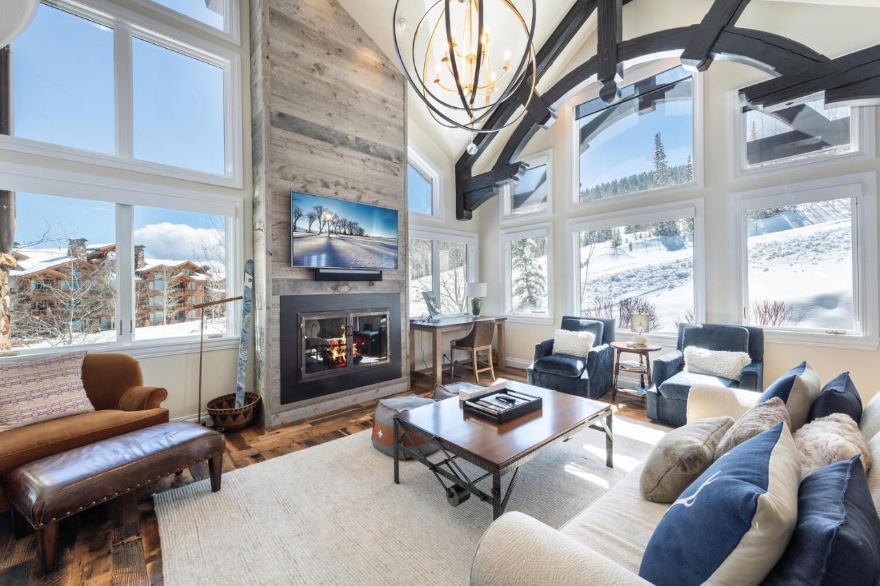 Deer Valley Luxury Home, Outdoor Seating, Hot Tub パークシティ エクステリア 写真