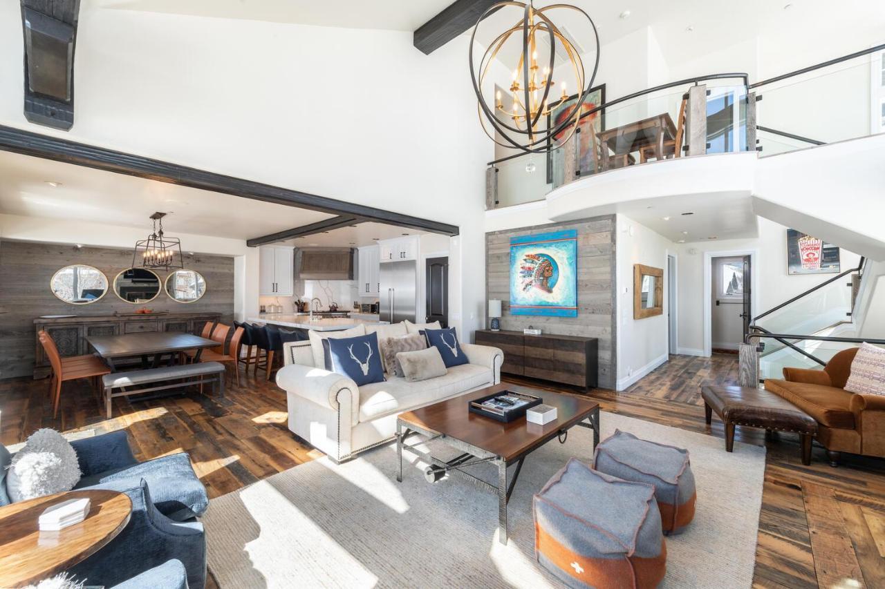 Deer Valley Luxury Home, Outdoor Seating, Hot Tub パークシティ エクステリア 写真